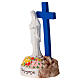 Madonna di Medjugorje resina colorata Valenti 14x8 cm s2