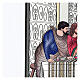 Bassorilievo bilaminato Ultima Cena colorato 91x46 cm s3
