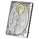 Silver bilaminate picture of Saint Francis of Assisi s2