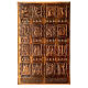 Holy Door St. Peter's Basilica bronzed resin tile, 12x18 cm s1