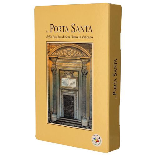 Formella porta basilica di S. Pietro in bronzo 12x8 cm 8