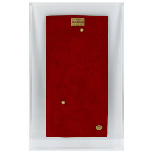 Heilige Pforte S Paolo aus gegossenem Bronze 34x17 cm in Schatulle 9