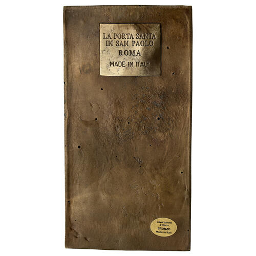 Bronze tile of St. Paul's Holy Door, 7x3.5 in 3