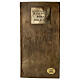 Holy Door tile of St. Paul 17x9 cm bronze s3