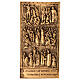 Bronzierte Harzplatte Heilige Pforte S Paolo 6x12 cm s1