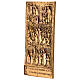 Bronzierte Harzplatte Heilige Pforte S Paolo 6x12 cm s3