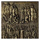 Holy Door St Paul tile 17x9 cm in brass-plated alloy  s2