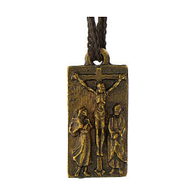 Medal of St. Paul's Holy Door, bronze alloy, 1.2x0.6 in