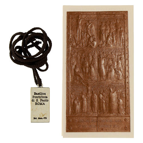 St. Paul Holy Door Medal 1.5x3 cm silver alloy 2