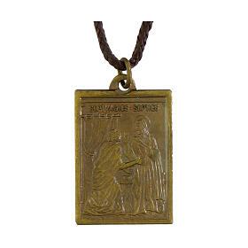 Medaglietta Formella porta santa san Pietro ottone