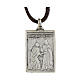 Silver-plated brass tile medallion of Saint Peter Holy Door s1