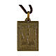 Brass medallion with Saint Peter's Holy Door tile s1