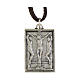 Silver-plated brass medallion with Saint Peter's door panel s1