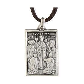 Silver-plated medal, tile of St. Peter's Holy Door