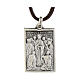 Silver-plated medal, tile of St. Peter's Holy Door s1