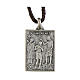 Silver-plated brass medallion of St. Peter's Basilica Holy Door s1