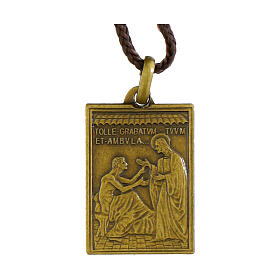 Medaglietta ottone formella porta santa san Pietro