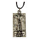 Medaglia porta santa San Giovanni Laterano 5,5x3 cm lega argento s1