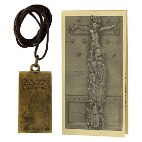 Brass alloy medal, Holy Door of the Lateran Basilica, 2.2x1.2 in