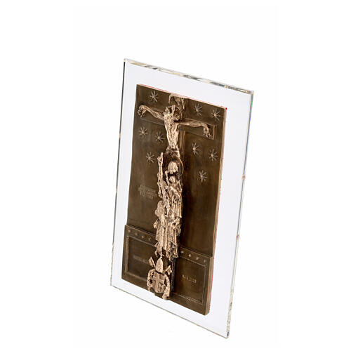 Heilige Pforte gegossene Bronze San Giovanni Laterano 34x19 cm 7