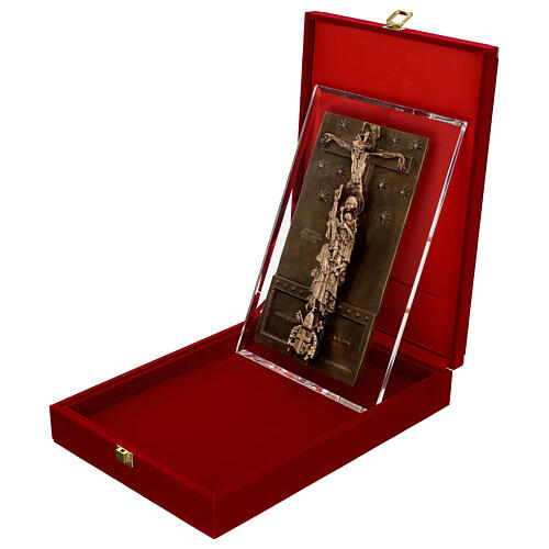 Heilige Pforte gegossene Bronze San Giovanni Laterano 34x19 cm 9