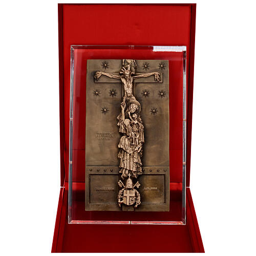 Holy Door cast bronze of St John Lateran, 34x19 cm 3