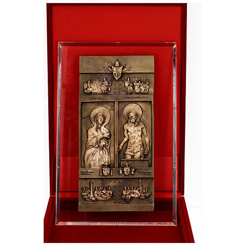 Holy Door of Saint Mary Major, cast bronze, 14x7 in 3