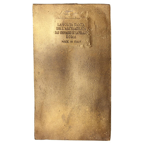 Porta S. Giovanni laterano ottone 17x9 cm 3