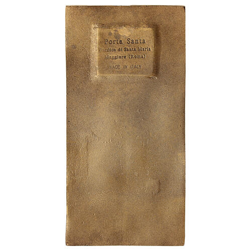 Porta Santa basilica Santa Maria Maggiore 17x8 cm lega ottone 3