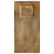 Porta Santa basilica Santa Maria Maggiore 17x8 cm lega ottone s3