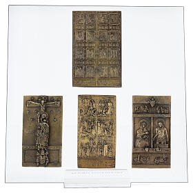 Set of 4 Holy Doors, bronze alloy