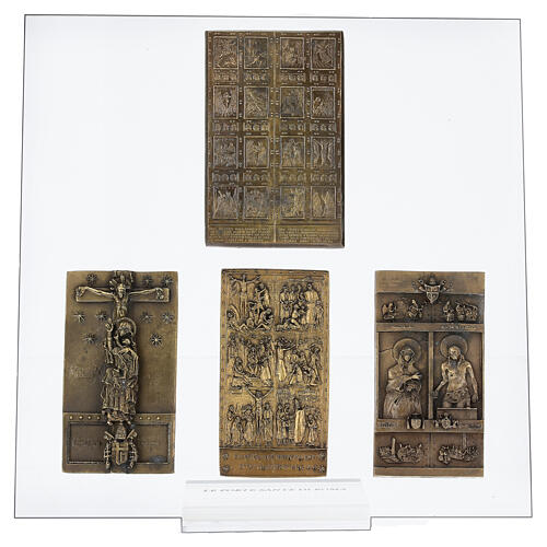 Set of 4 Holy Doors, bronze alloy 1