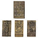 Set of 4 Holy Doors, bronze alloy s6