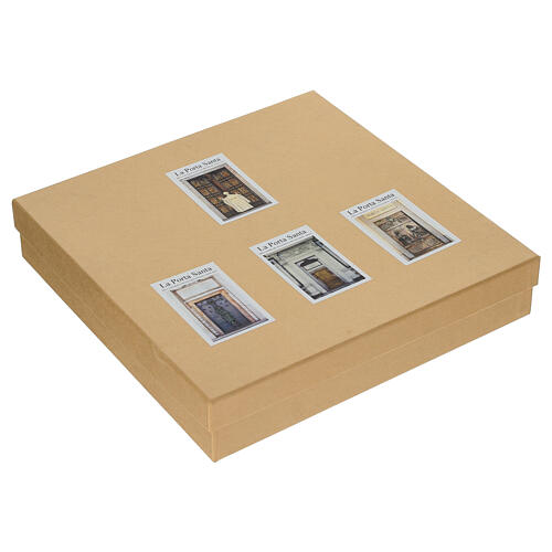 Cofanetto 4 porte Sante lega bronzata 9
