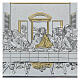 Quadro ultima cena bilaminato legno 47x91 cm s2