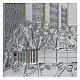 Quadro ultima cena bilaminato legno 47x91 cm s3