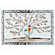 Jubilee 2025 picture, Tree of Life, white wood, 3.5x5.5 in, Valenti s1