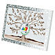 Tableau Jubilé 2025 arbre de vie bois blanc 10x14 cm Valenti s2