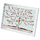 Tableau arbre de vie Jubilé 2025 cadre décorations argent 12x18 cm Valenti s2