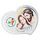 Cuore Sacra Famiglia Giubileo 2025 Valenti Argenti 11x9 cm s1