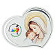 Jubilee 2025 heart, Virgin with Child by Valenti, 4.5x3.5 in s1