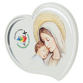 Heart with Madonna and Child, Jubilee 2025 picture by Valenti, 5.5x5 in