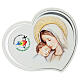 Cuore Madonna Bambino Giubileo 2025 Valenti 14x12 cm s1