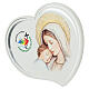 Cuore Madonna Bambino Giubileo 2025 Valenti 14x12 cm s2