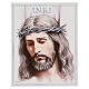 Face de Jesus quadro de madeira Valenti 25x20 cm s1