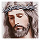 Face de Jesus quadro de madeira Valenti 25x20 cm s2