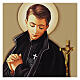 San Gabriele quadro legno stampato 25x20 cm Valenti s2