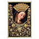 Small painting of Our Lady of Sorrows, 6x4 in, wood, Valenti s1