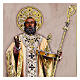 Tableau bois Saint Nicolas évêque 18x10 cm Valenti s2