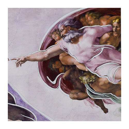 Creation of Adam wooden small picture 18x10 cm Valenti 3